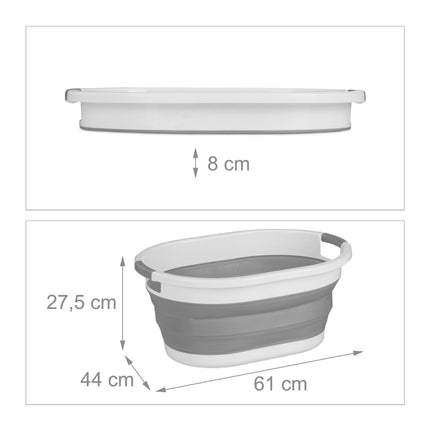 Collapsible laundry basket 36 liters