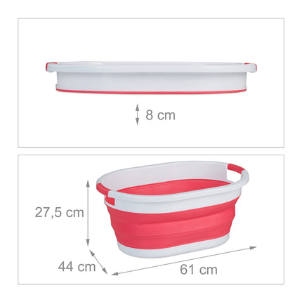 Collapsible laundry basket 36 litres