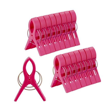 Colorful clips for beach towels - 16 pcs