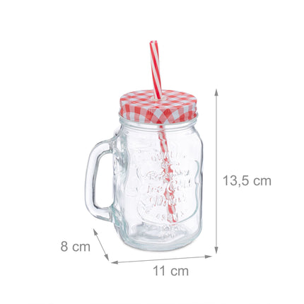 Colorful drinking glasses with lid set of 10