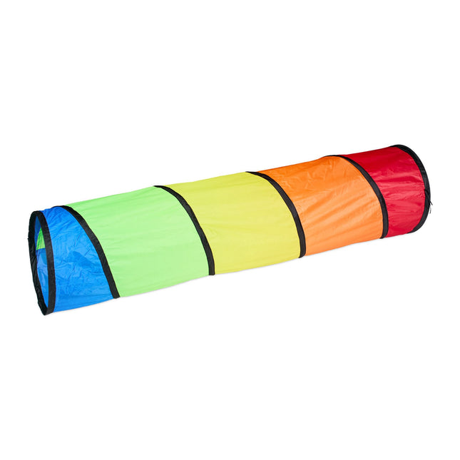 Colorful play tunnel
