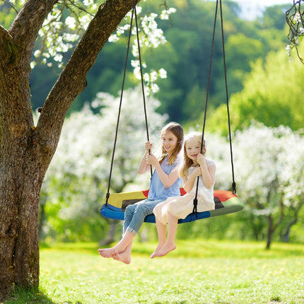 Colorful swing with nest