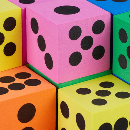 Colorful whispering dice, 60 pcs