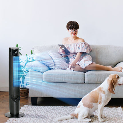 2-in-1 tower fan and air cooler, 4 modes, remote control