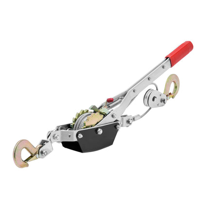 Come Along Winch, 2 Ton, 12 ft Steel Cable, 2 Hooks
