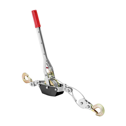 Come Along Winch, 2 Ton, 12 ft Steel Cable, 2 Hooks