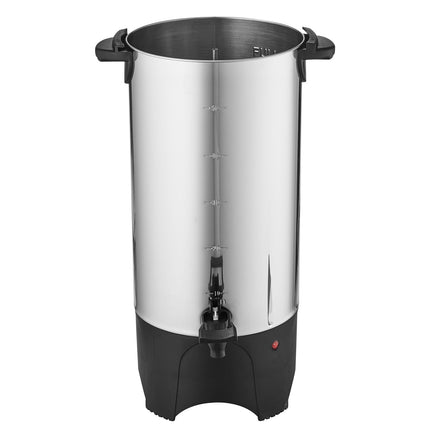 Commercial Coffee Urn, 50-Cup 7.4L Stainless Steel