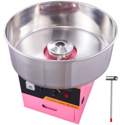 Commercial Cotton Candy Machine, 1000W, Pink