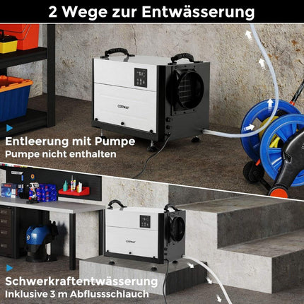 Commercial Dehumidifier, 58L/Day, 3 Modes, 24H Timer