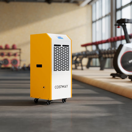 Commercial Dehumidifier 90L/Day With Pump And Hose – 24-Hour Timer