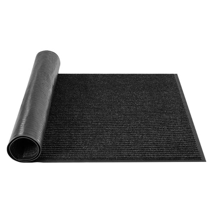 Commercial Entrance Mat 10 x 3 ft, PVC Backing, Grey