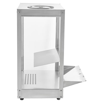 Commercial Nacho Chip Warmer, 80L, Stainless Steel; Warming Light