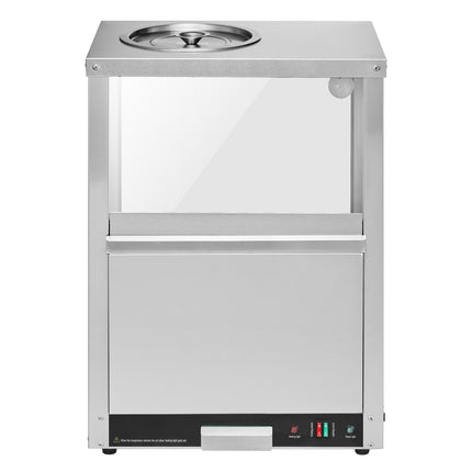 Commercial Nacho Chip Warmer, 80L, Stainless, Warming Light