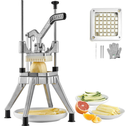 Commercial Vegetable Chopper, 1/2 Inch Stainless Blade