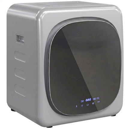 Compact 2.5kg Vent Dryer, Stainless Steel Drum, Silver