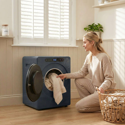 Compact 5kg Front Load Dryer with Stainless Drum, 1000W