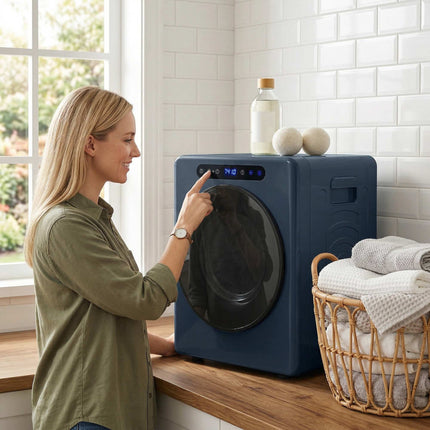 Compact 5kg Front Load Dryer with Stainless Drum, 1000W