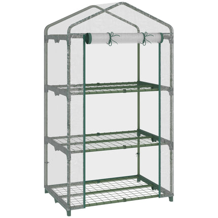 Compact Balcony Greenhouse with Shelves, Weatherproof, 125 cm