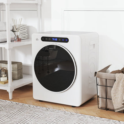 Compact Clothes Dryer, 4 kg Capacity, Touch Control, White