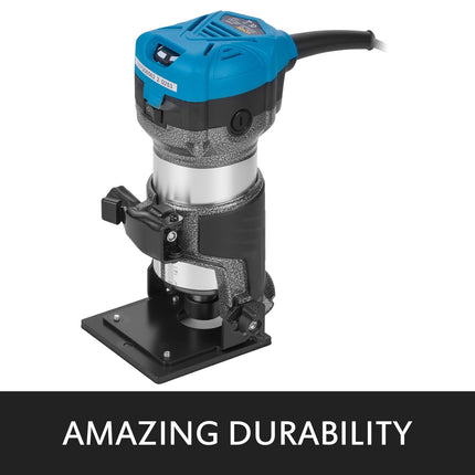 Compact Router Kit, 800W Variable Speed, 4 Bases