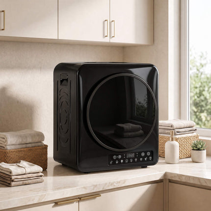 Compact Vented Tumble Dryer, 5kg, 1000W, Black