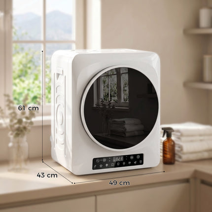 Compact Vented Tumble Dryer, 5kg 1000W, White