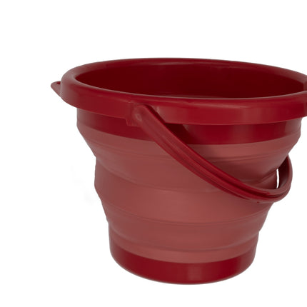 Compactoys Beach Bucket With Sandbox Toys 7 In 1, Red