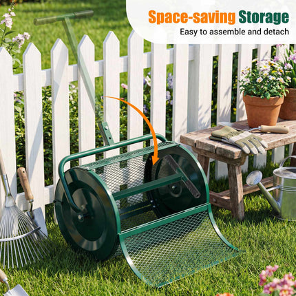 Compost Spreader, Adjustable T-Handle, 0.077 m3