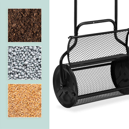 Compost spreader for garden 65 liters