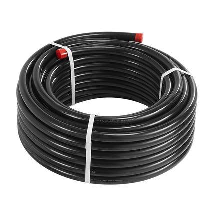 Compressed Air Line Kit, HDPE-Aluminum, 100 ft x 3/4 in, Black