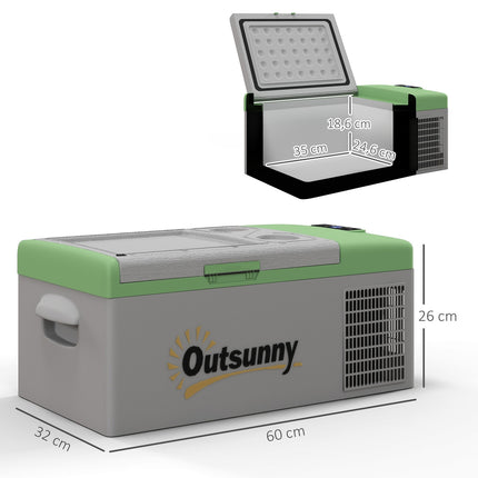 Portable compressor cooler 16L, Dual Voltage, -20°C