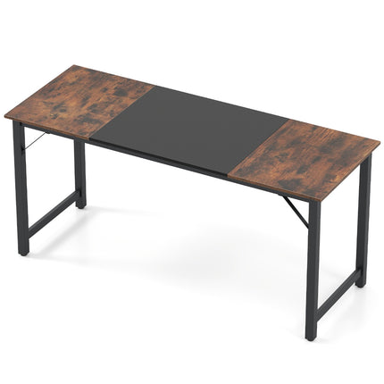 Computer Desk 160 x 60 cm, Metal Frame, Industrial