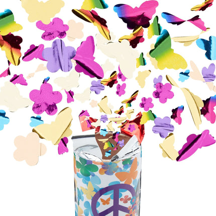 Confetti cannon butterflies
