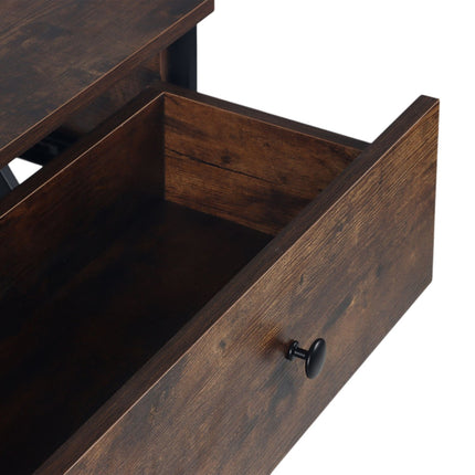 Console Table with Drawer – Industrial Style, Wood & Metal