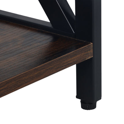 Console Table with Drawer – Industrial Style, Wood & Metal
