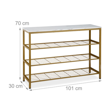 Console table in marble look