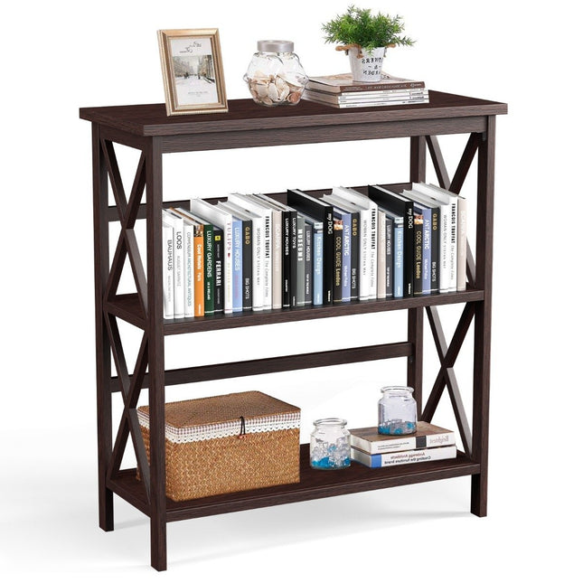 Console table made of wood with anti-tip protection and sturdy frame. Modern side table 79 x 32 x 86 cm coffee