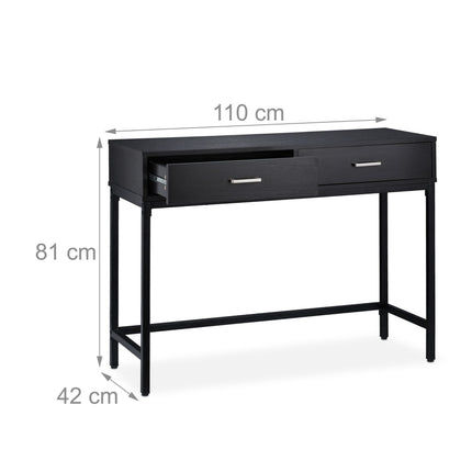 Console table with 2 drawers
