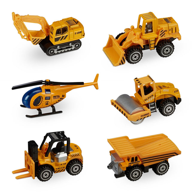 Construction vehicles for children - set of 6