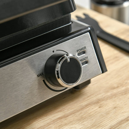 Electric contact grill, 2000W, adjustable thermostat, foldable