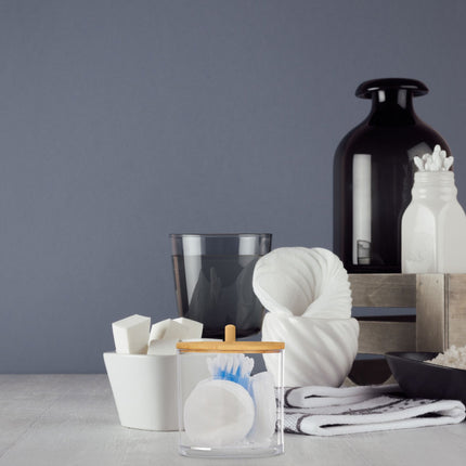 Container for cotton pad and cotton swab