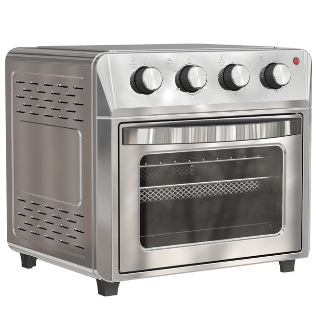 Convection Mini Oven, Air Fryer, 24L, 6 Modes, Timer, Silver