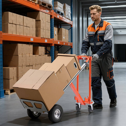 Convertible 4-In-1 Hand Truck Dolly, 1000 lb, Aluminum