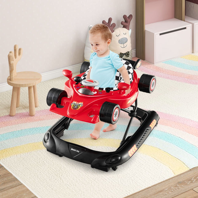 Convertible Baby Walker With Music Tray, 3 Heights, Foldable