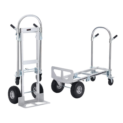 Convertible Hand Truck, 2-in-1 Folding, 1000 lb Capacity