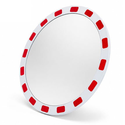 Convex Road Safety Mirror, 60 cm, Shatterproof, Weather-Resistant