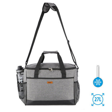 Cooler Bag, Gray, 27L Capacity