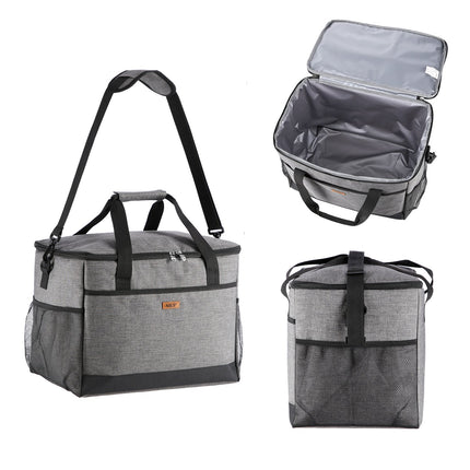 Cooler Bag, Gray, 27L Capacity