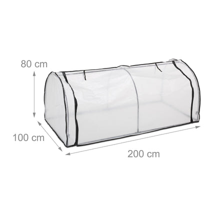 Cooling frame with PE film