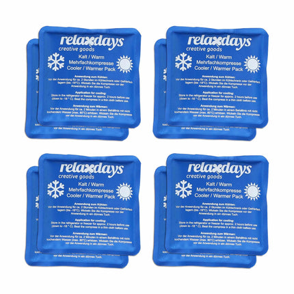 Cooling lamps square set of 8 blue